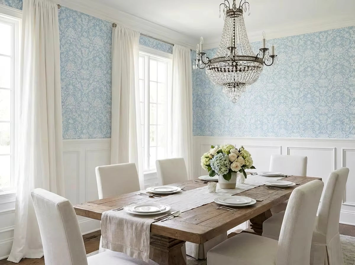 Azure Manor Damask