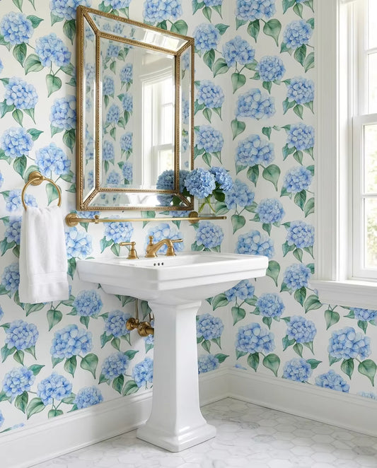 Blue Hydrangea Garden