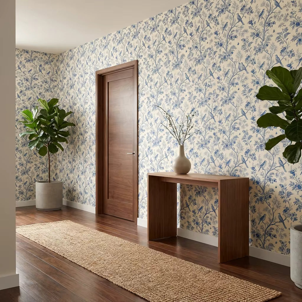 Bluebird Garden Toile