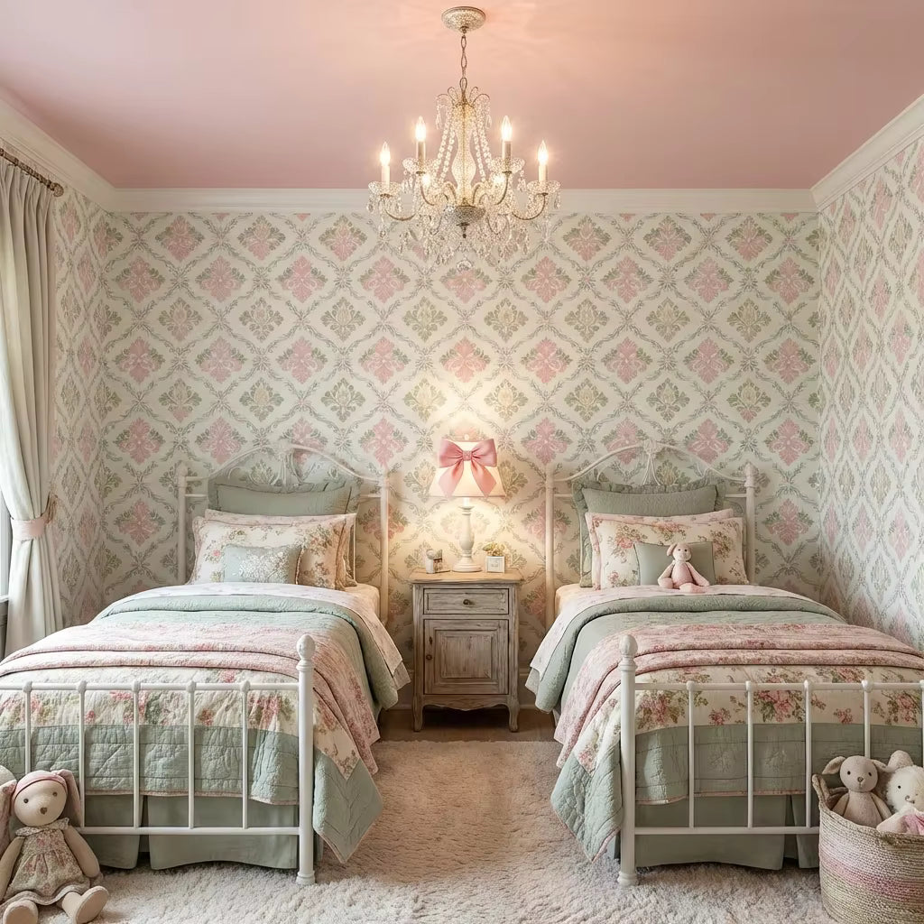 Blush Parlor Damask