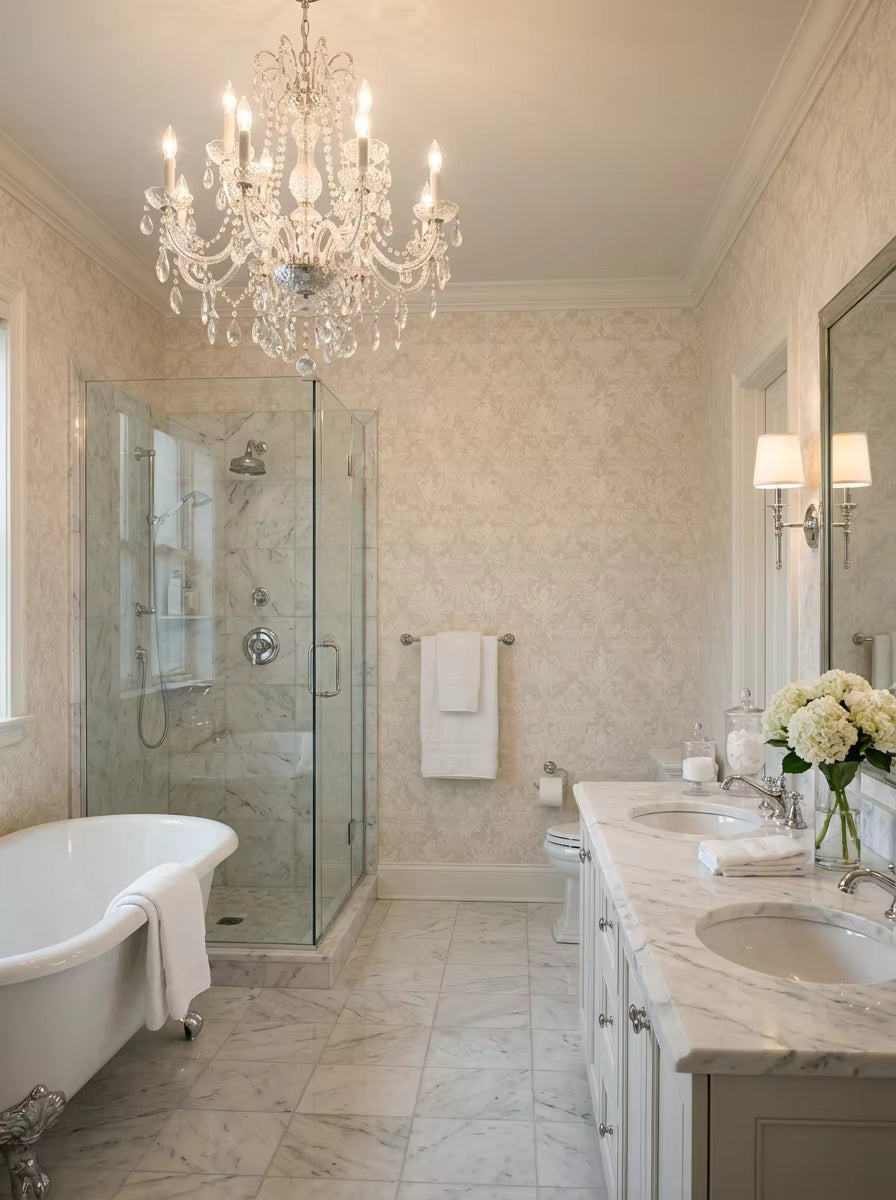 Ivory Estate Damask