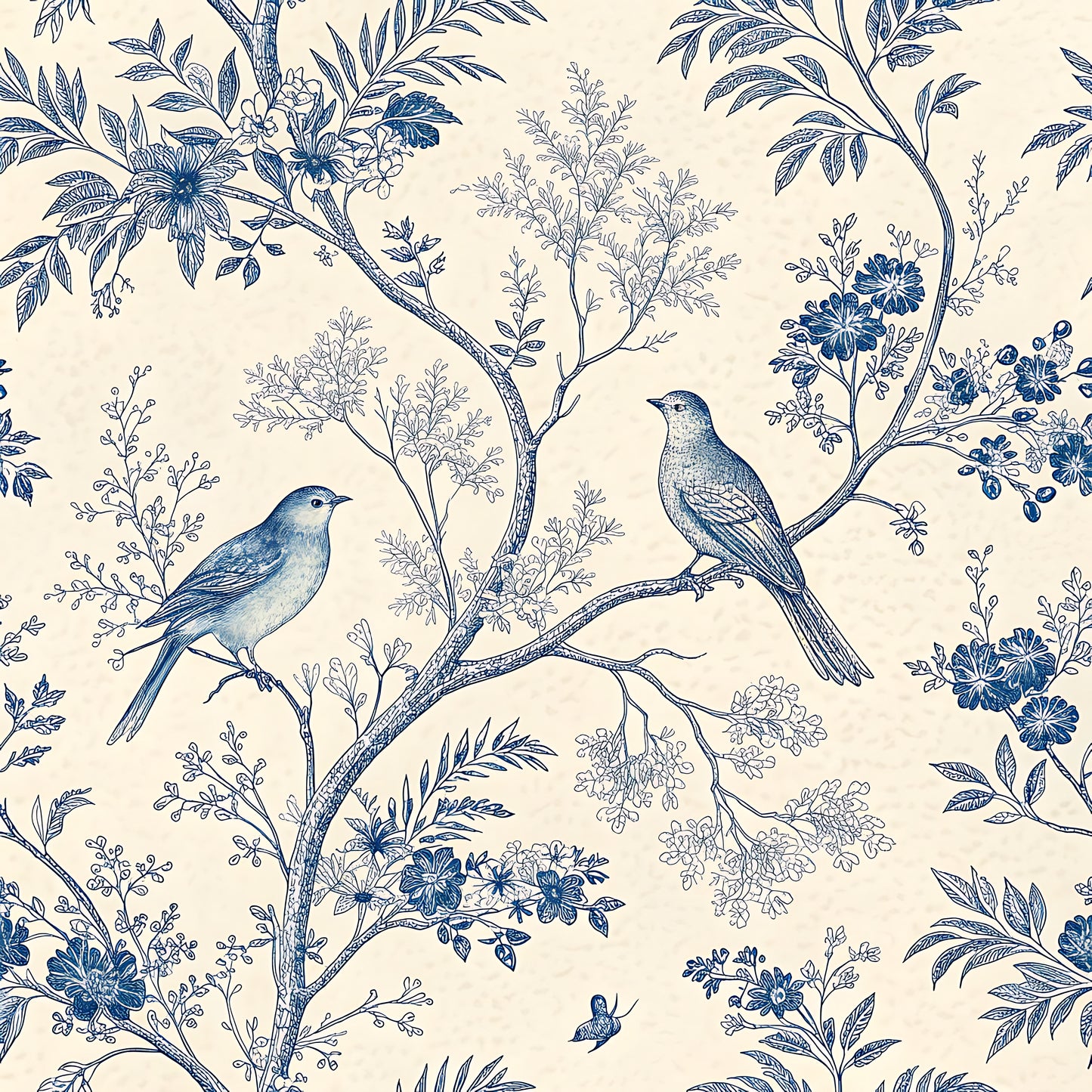 Bluebird Garden Toile