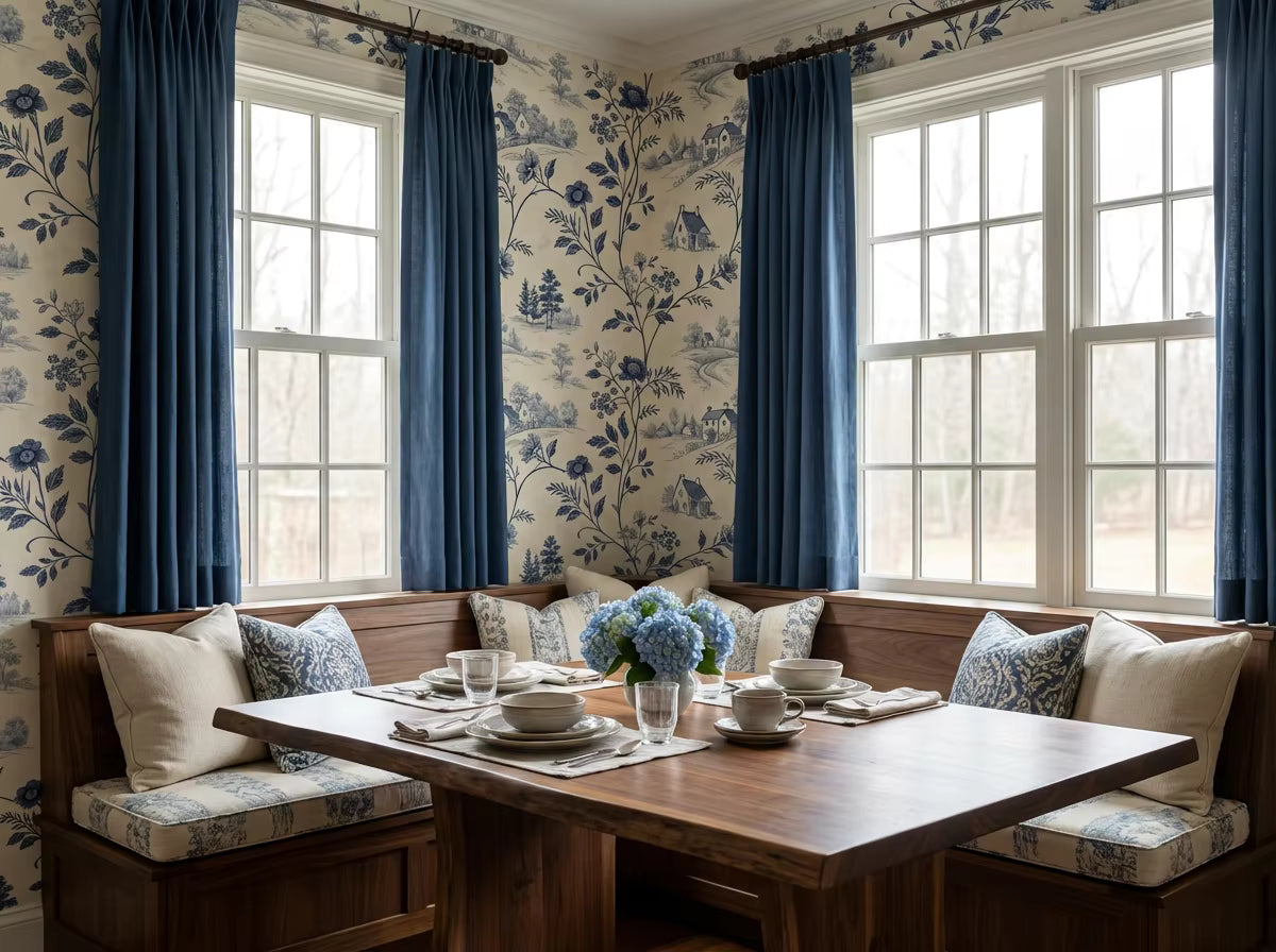 Blue Willow Countryside