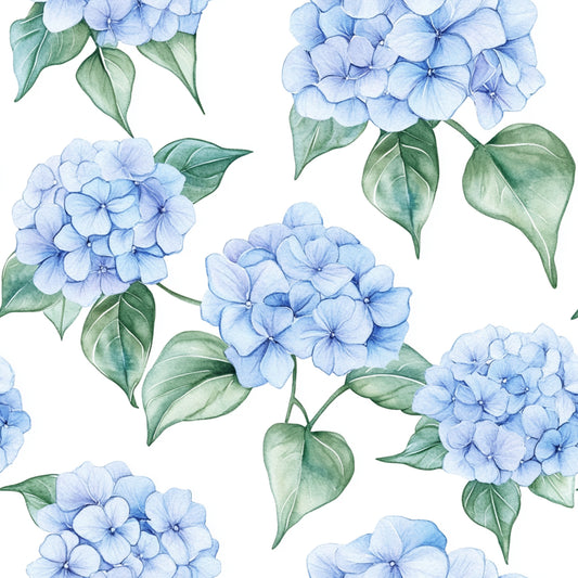 Blue Hydrangea Garden