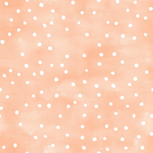 Apricot Linen Dot